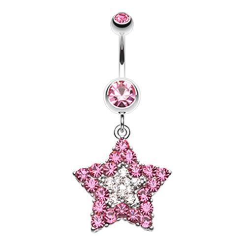 Star Belly Rings Dangle Belly Button Rings Belly Rings -   Belly  button piercing jewelry, Body jewelry belly rings, Belly button jewelry