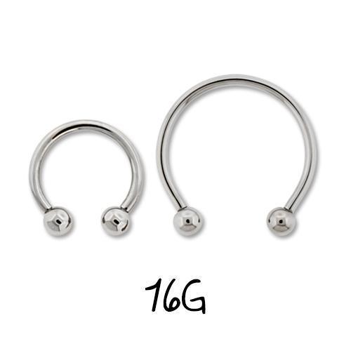 CIRCULAR BARBELL | HORSESHOE Light Purple Internally Threaded Titanium Horseshoe Circular Barbell - 1 Piece - Special -Rebel Bod-RebelBod