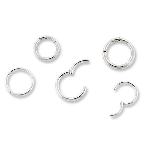 SEAMLESS CLICKER Light Purple Titanium Clicker Hinged Segment Ring - 1 Piece - Special -Rebel Bod-RebelBod