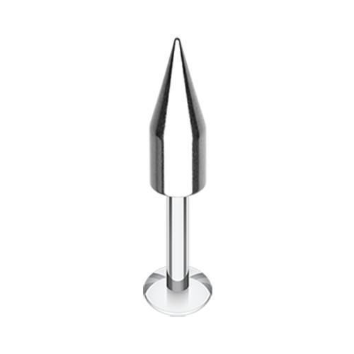 Labret Studs Long Cylinder Spike Top Steel Labret -Rebel Bod-RebelBod