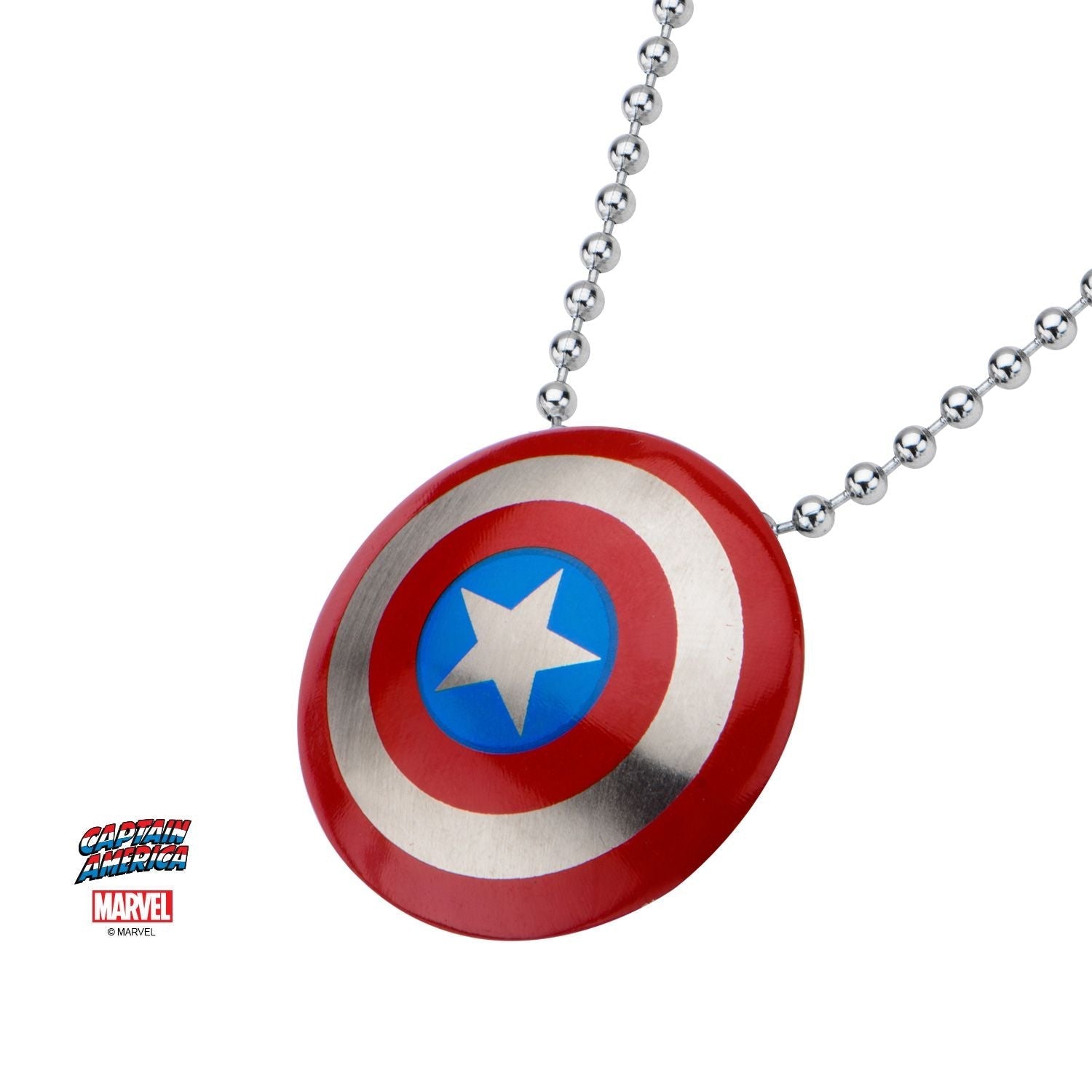 MARVEL Marvel Captain America Shield Necklace -Rebel Bod-RebelBod