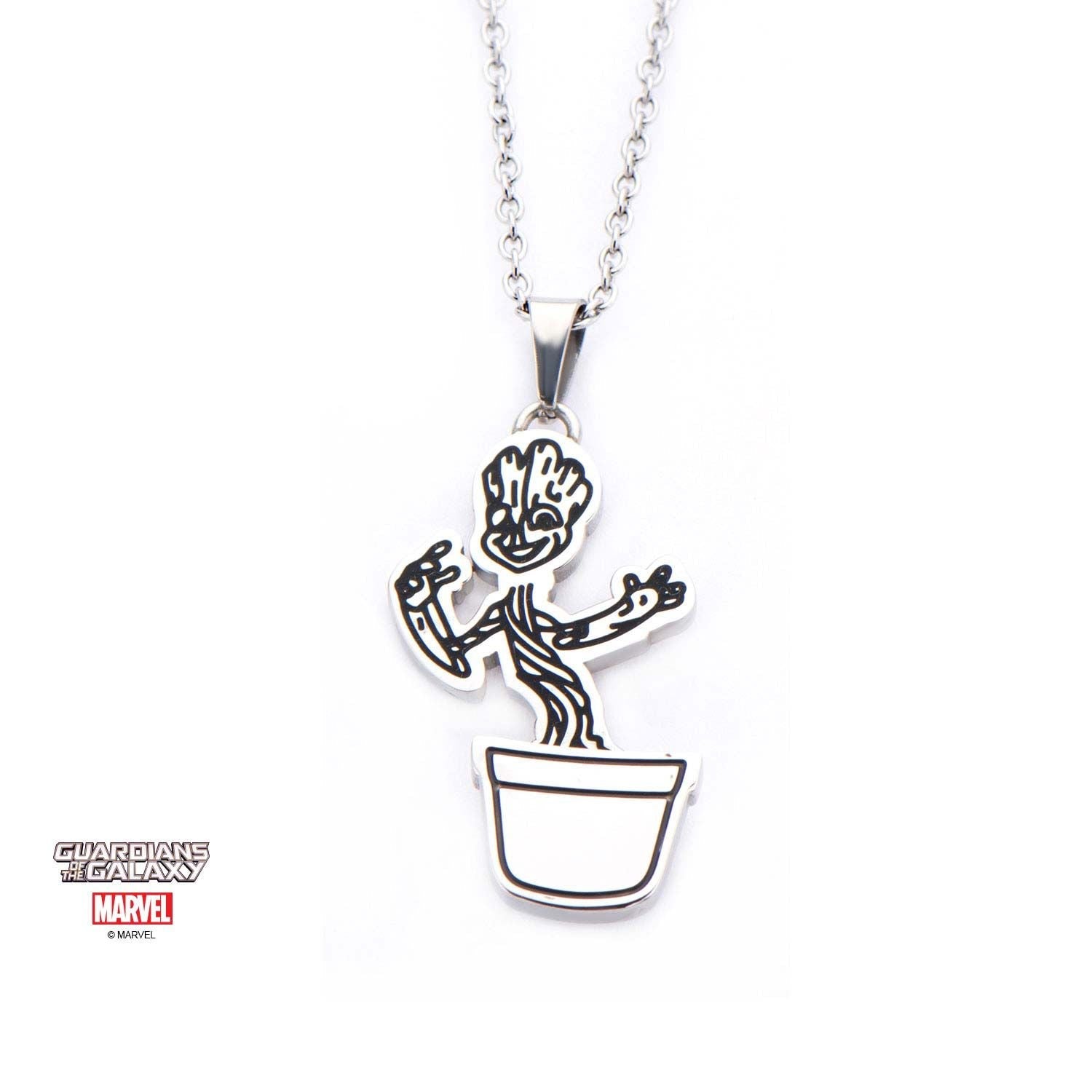 MARVEL Marvel Guardians of the Galaxy Groot Pendant Necklace B -Rebel Bod-RebelBod