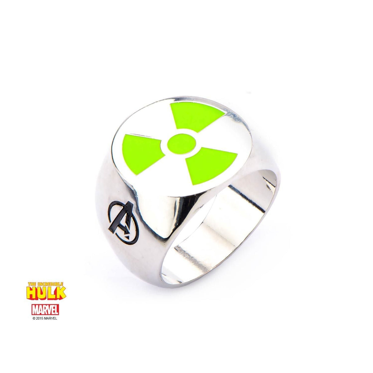 MARVEL Marvel Hulk Green Radioactive Logo Ring -Rebel Bod-RebelBod