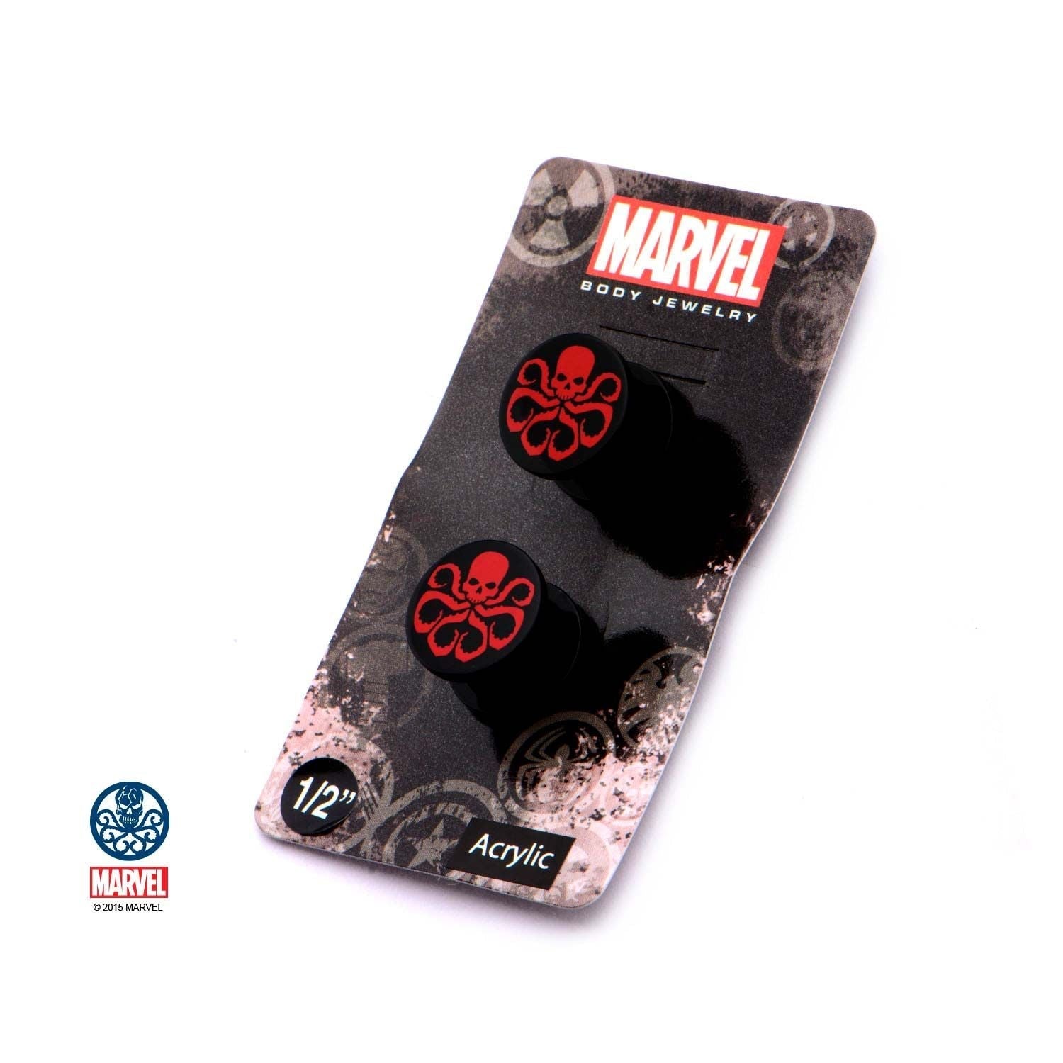 MARVEL Marvel Hydra Logo Front Screw Fit Plug -Rebel Bod-RebelBod