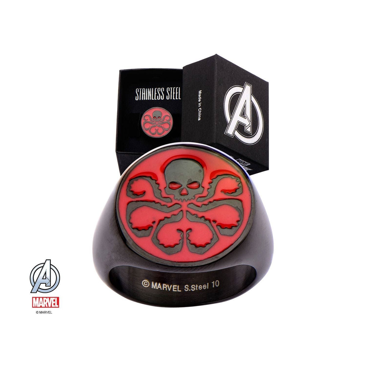 MARVEL Marvel Hydra Red Logo Ring -Rebel Bod-RebelBod