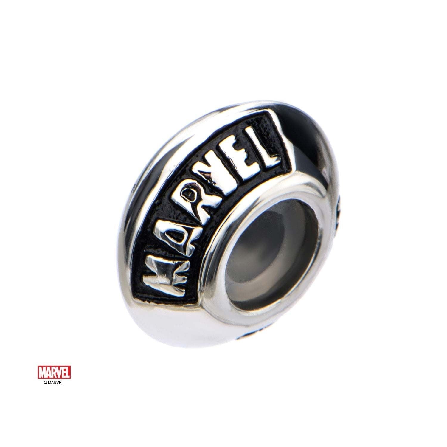 MARVEL Marvel Logo Bead Charm Bracelet Spacer -Rebel Bod-RebelBod