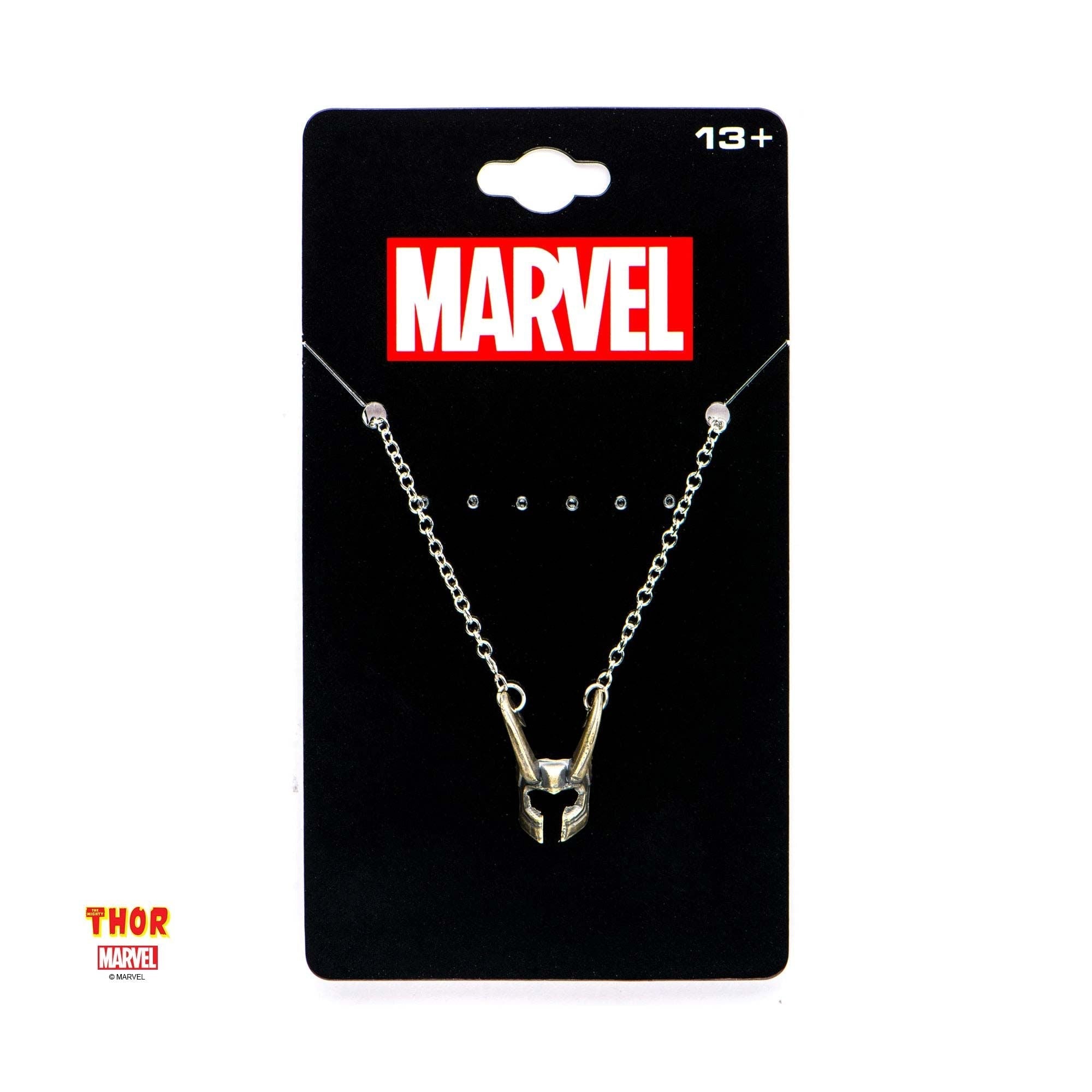 MARVEL Marvel Loki Helmet Pendant Necklace -Rebel Bod-RebelBod