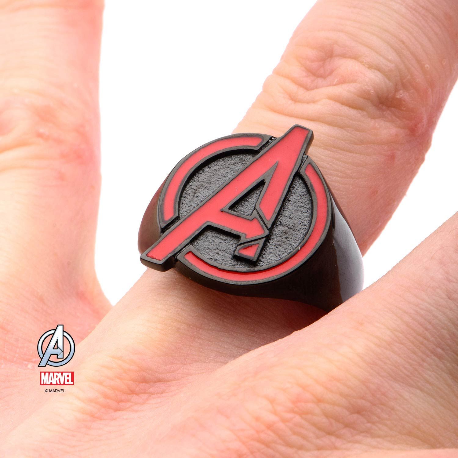 MARVEL Marvel Red Avenger Logo Ring -Rebel Bod-RebelBod