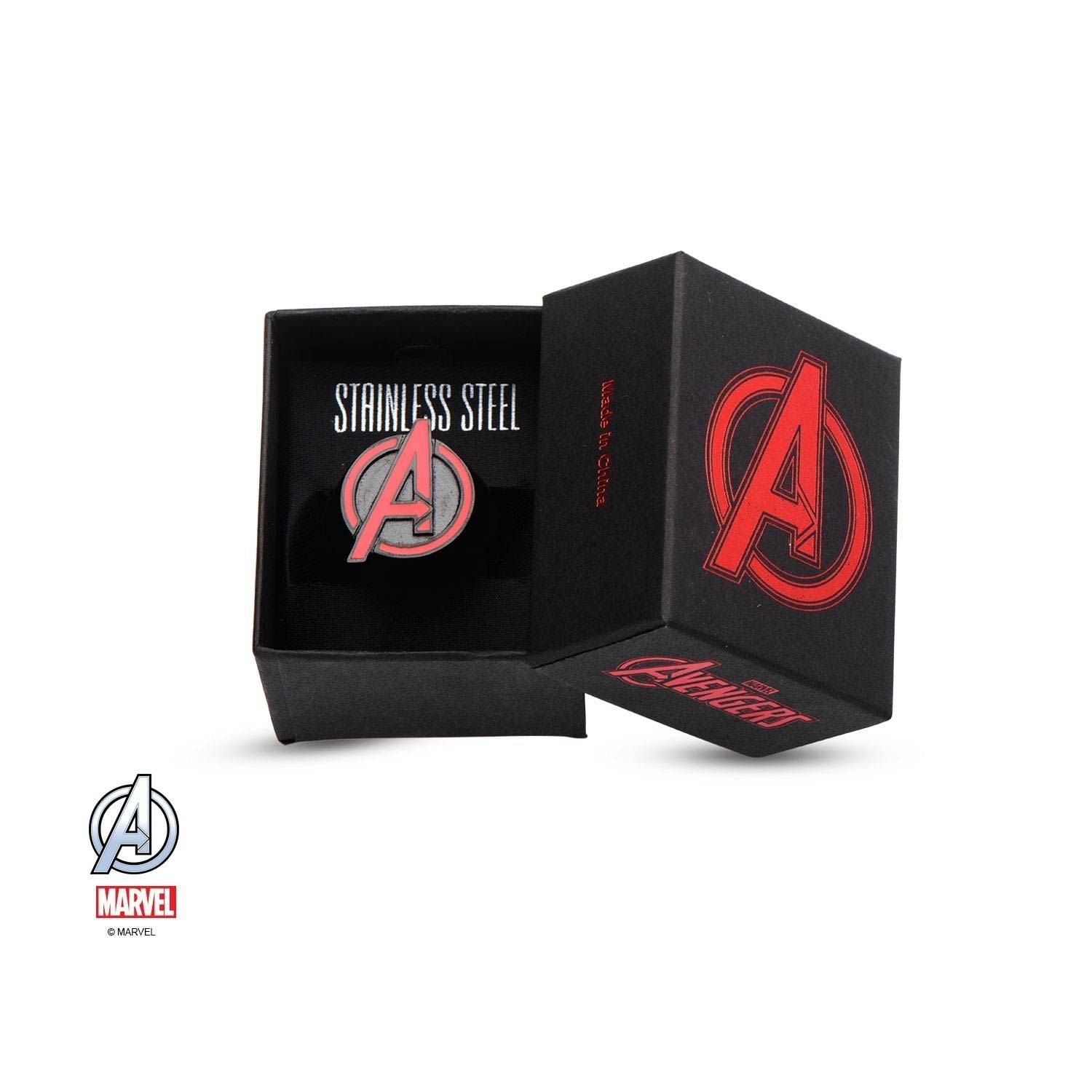 MARVEL Marvel Red Avenger Logo Ring -Rebel Bod-RebelBod