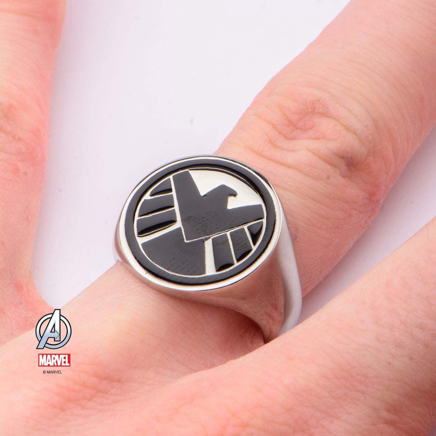 MARVEL Marvel S.H.I.E.L.D Logo Ring -Rebel Bod-RebelBod