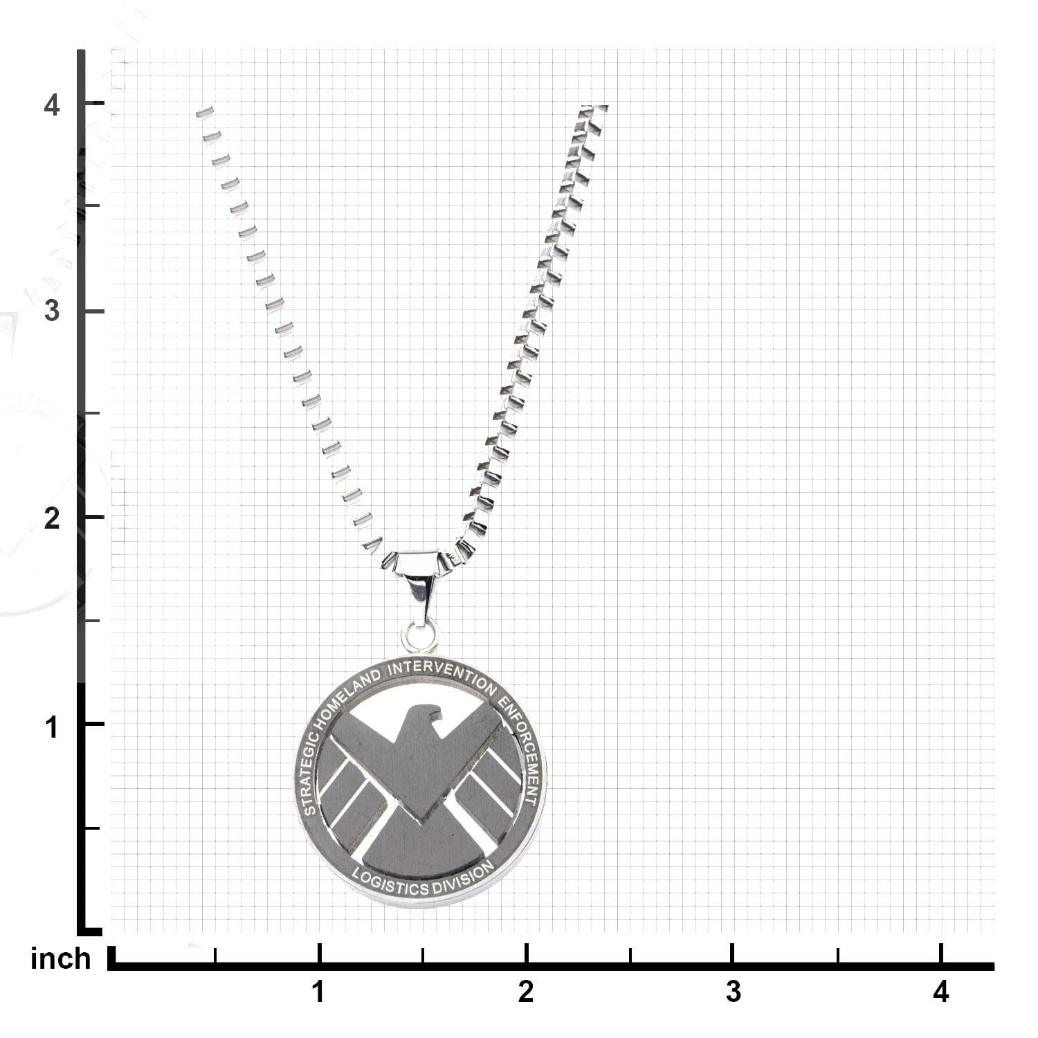 MARVEL Marvel S.H.I.E.L.D Pendant 24" Chain -Rebel Bod-RebelBod