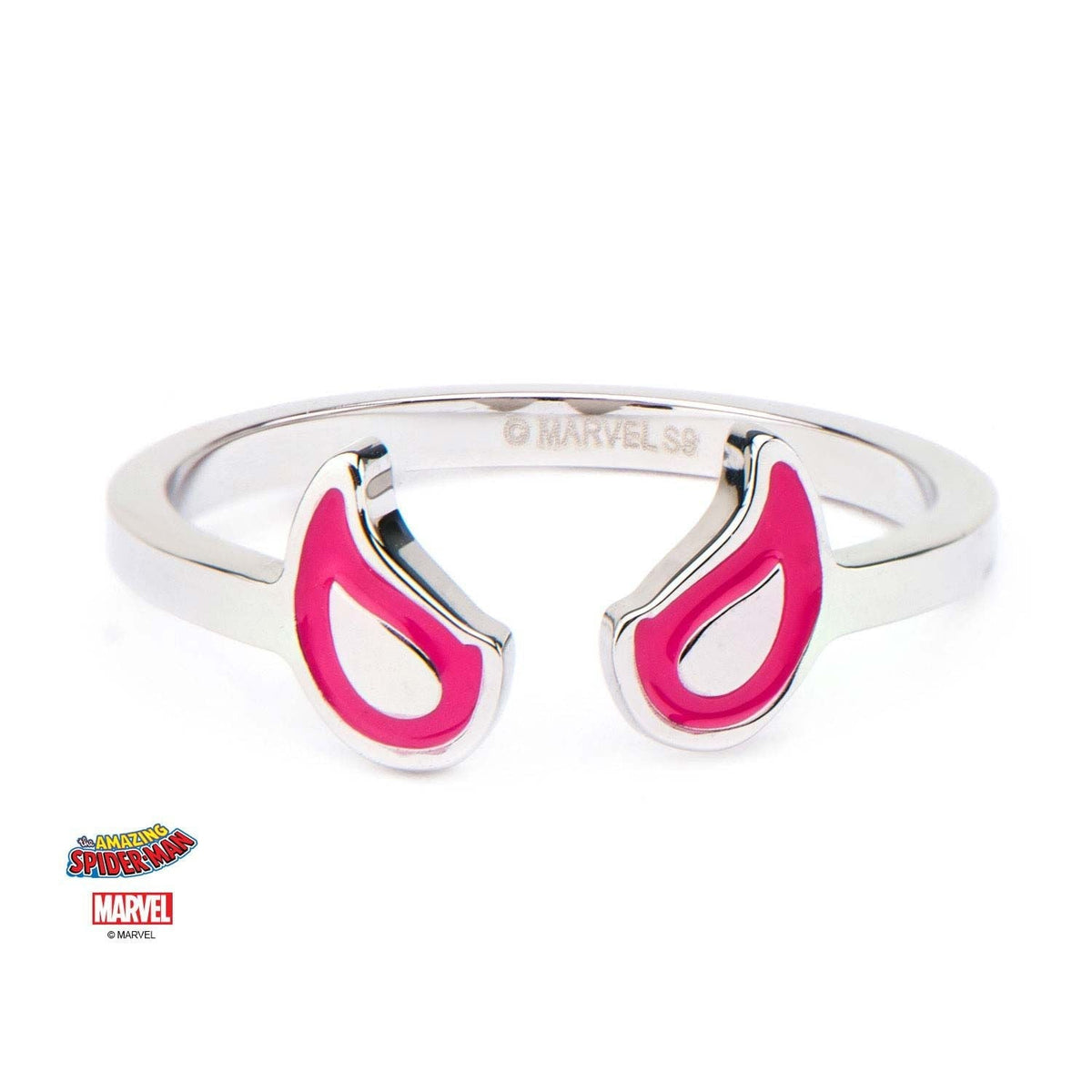 Marvel Spider Gwen Eyes Logo Ring - Rebel Bod