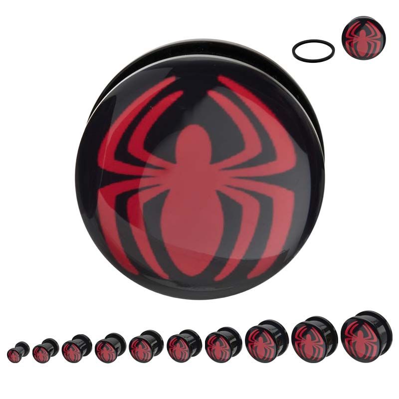 MARVEL Marvel Spider-Man Logo Screw Fit Plug -Rebel Bod-RebelBod