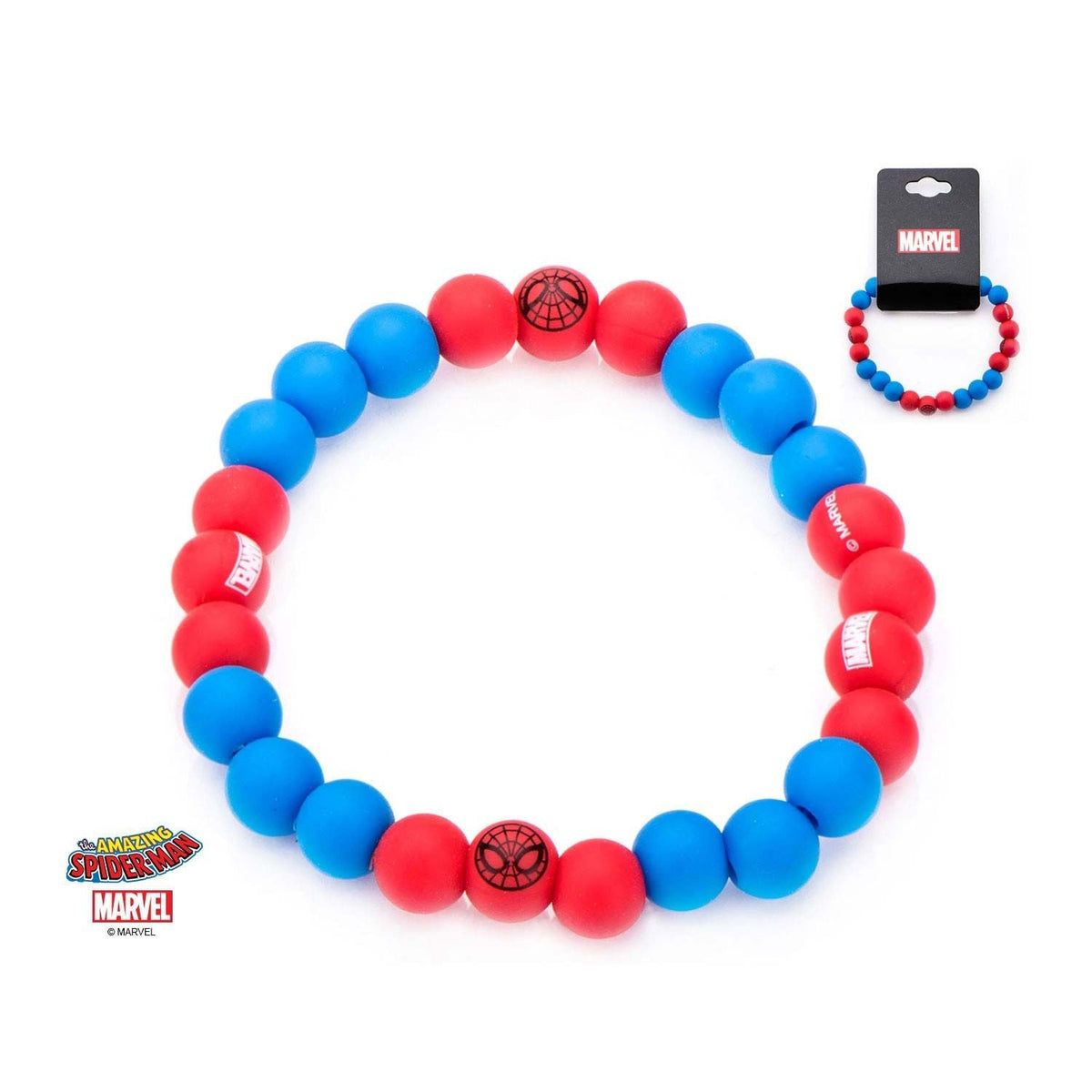 MARVEL Marvel Spider- Man Silicone Beads Bracelet -Rebel Bod-RebelBod