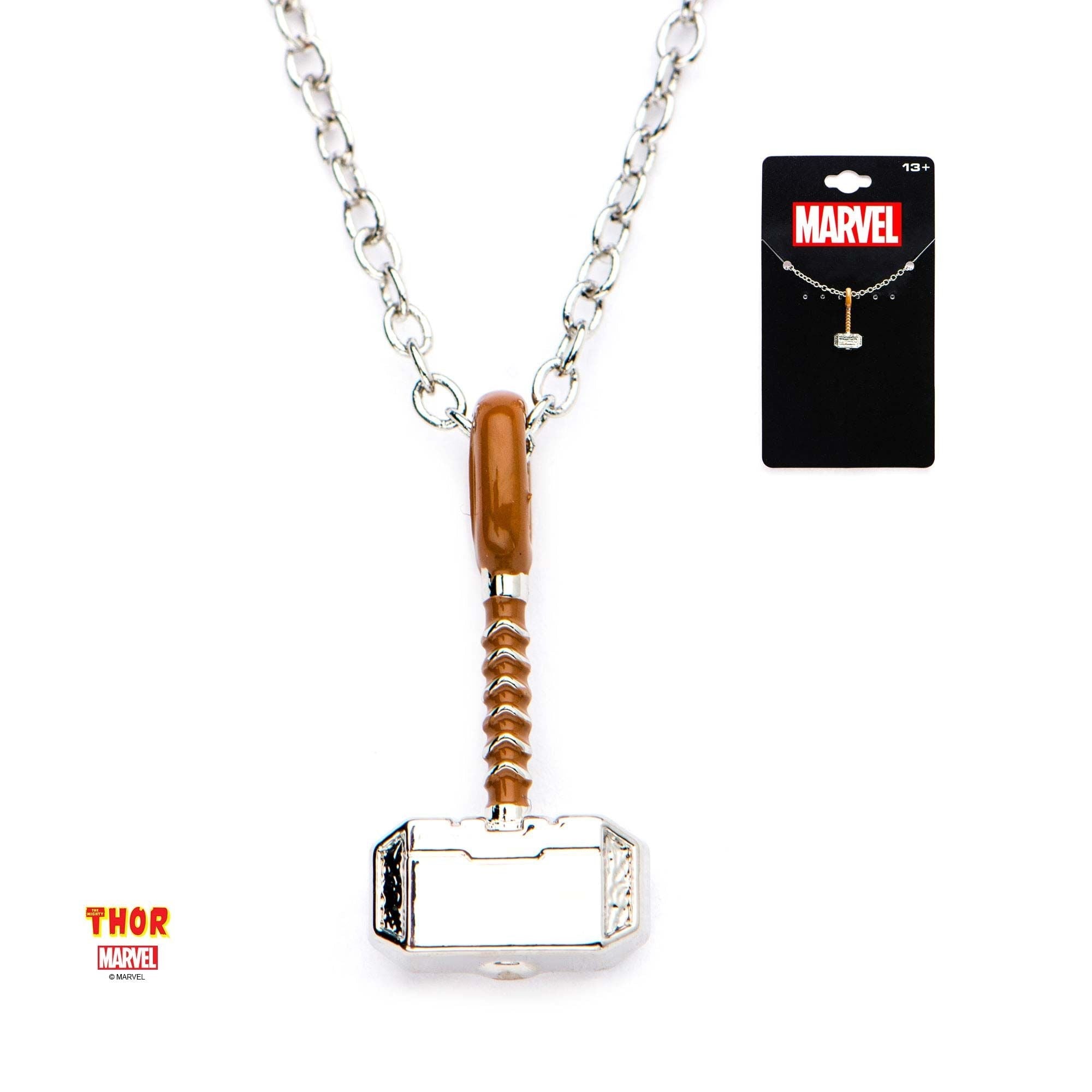 MARVEL Marvel Thor Hammer Pendant Necklace B -Rebel Bod-RebelBod