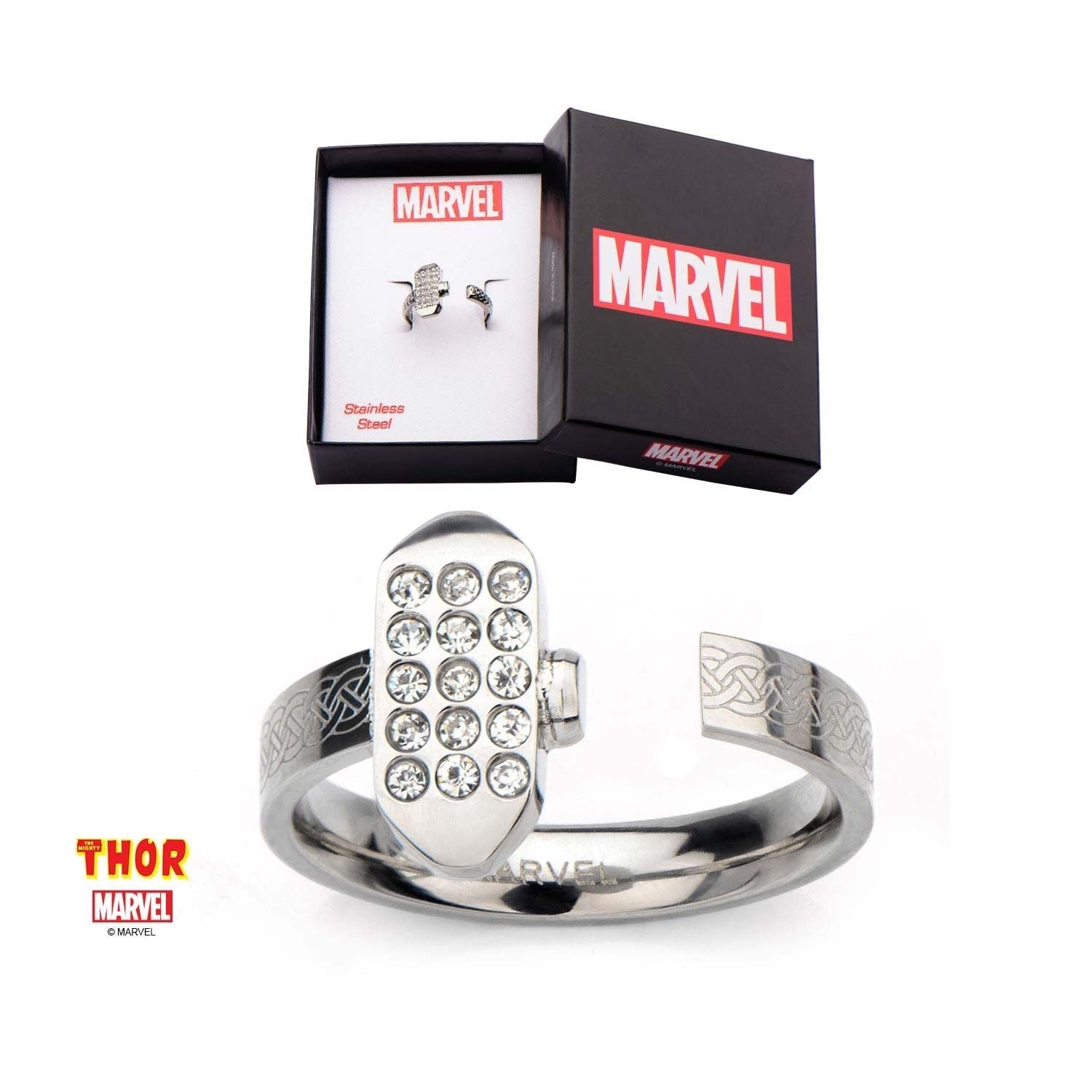 MARVEL Marvel Thor Hammer Ring -Rebel Bod-RebelBod
