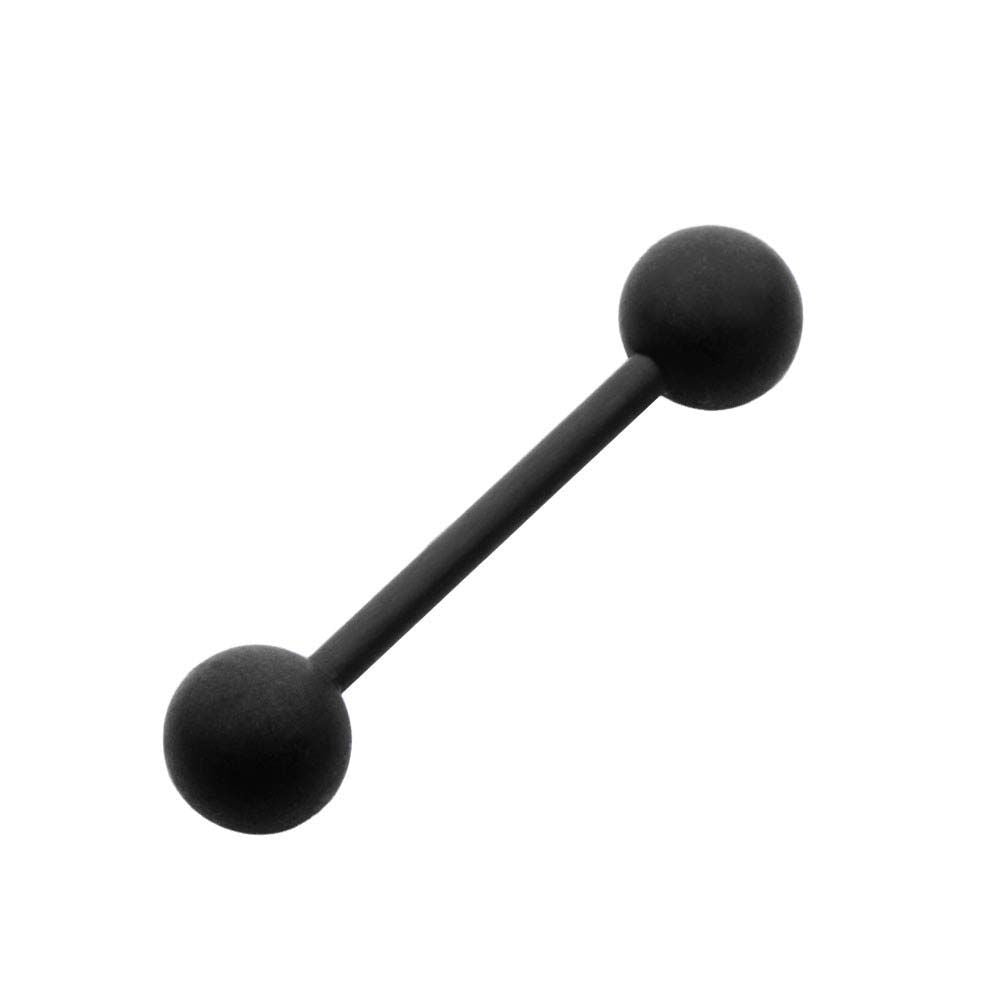 TBD-BARBELLS/TONGUE BARBELLS Matte Black Barbell -Rebel Bod-RebelBod