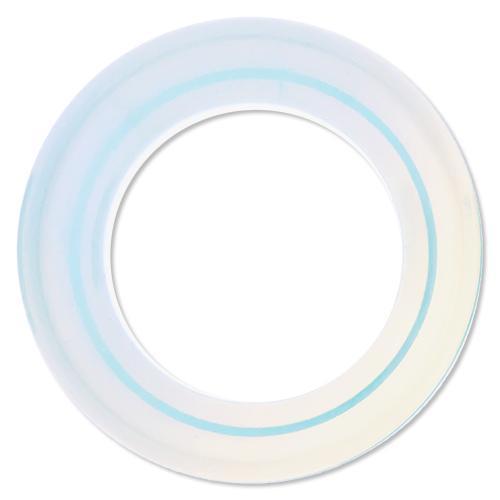 Opalite Stone Double Flare Tunnel Pair - 1 Pair