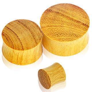 Organic Jackfruit Wood Saddle Plug - 1 Piece