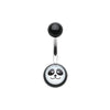 Panda Face Acrylic Logo Belly Button Ring