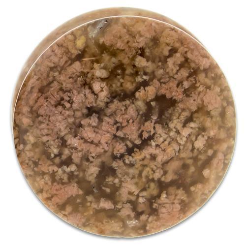Pink Ocean Agate Plugs - 1 Pair