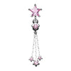 Pink Star Twinkle Reverse Belly Button Ring