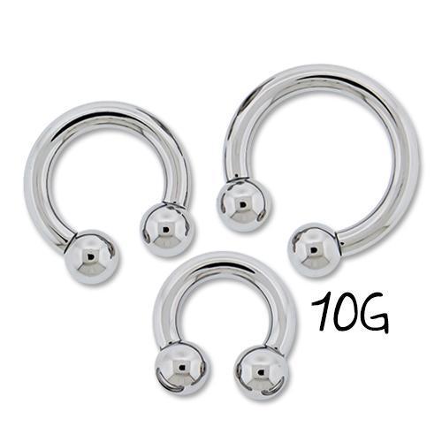 CIRCULAR BARBELL | HORSESHOE Premium ASTM F136 Titanium Circular Barbell Internally Threaded - 1 Piece -Rebel Bod-RebelBod