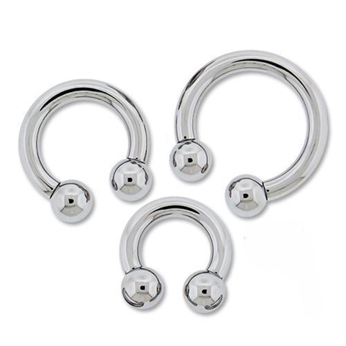 CIRCULAR BARBELL | HORSESHOE Premium ASTM F136 Titanium Circular Barbell Internally Threaded - 1 Piece -Rebel Bod-RebelBod