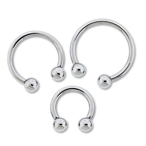 CIRCULAR BARBELL | HORSESHOE Premium ASTM F136 Titanium Circular Barbell Internally Threaded - 1 Piece -Rebel Bod-RebelBod
