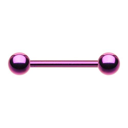 Purple PVD Nipple Barbell - 1 Piece