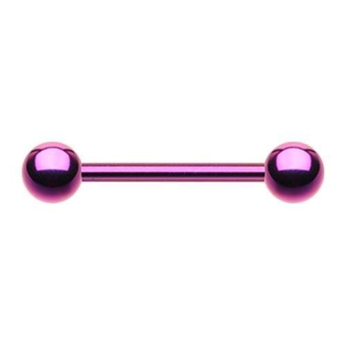 Purple Nipple Barbell - 1 Piece
