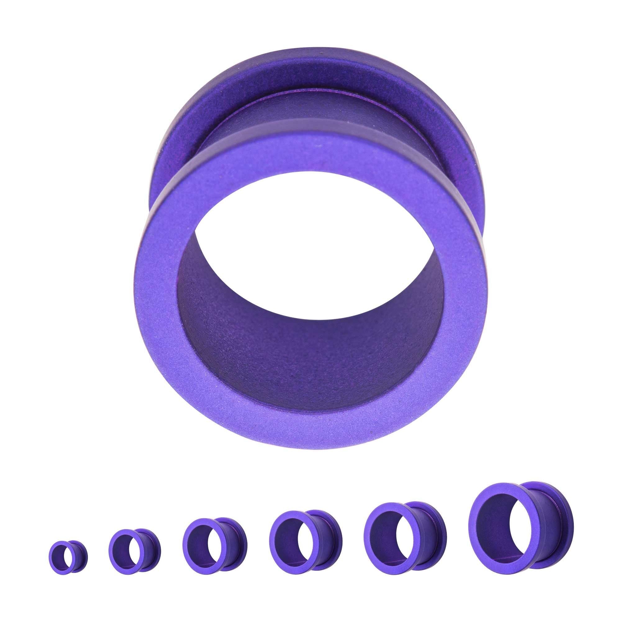 TBD-Plugs Purple Silicone Coated Screw Fit Plug -Rebel Bod-RebelBod