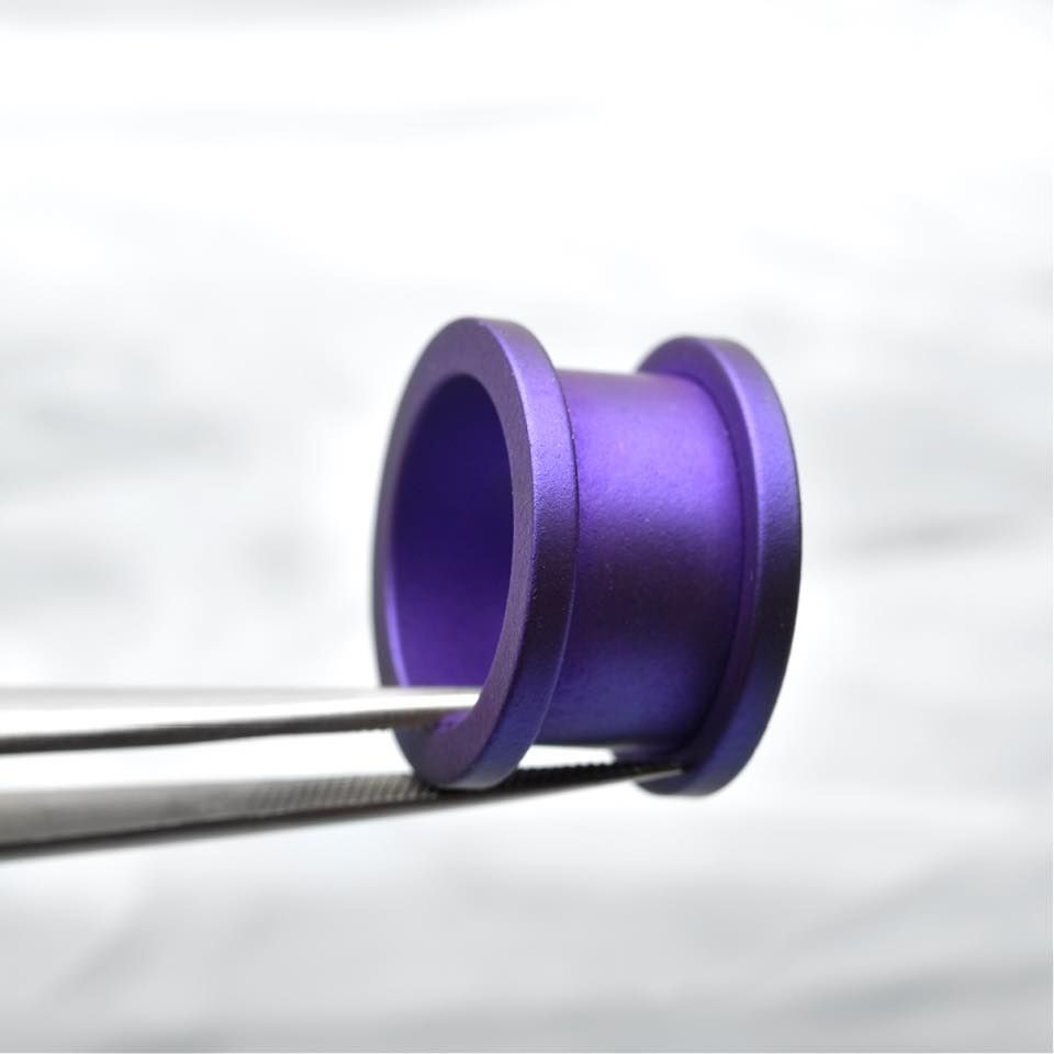 TBD-Plugs Purple Silicone Coated Screw Fit Plug -Rebel Bod-RebelBod