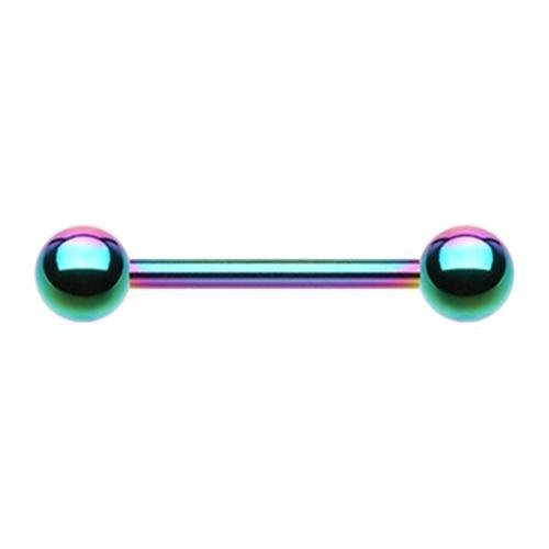 Rainbow Nipple Barbell - 1 Piece