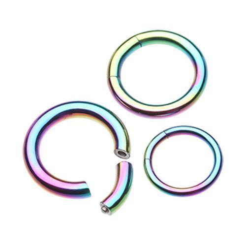 SEGMENT RING Rainbow Colorline PVD Segment Ring - 1 Piece -Rebel Bod-RebelBod