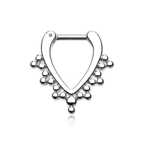 Regent Drape Filigree Septum Clicker / Daith Clicker - 1 Piece