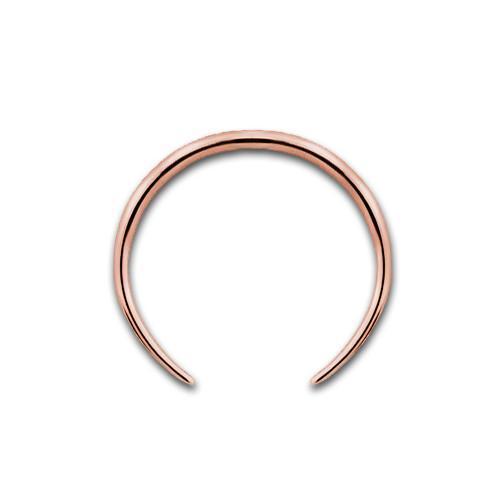 Rose Gold Steel Pincher Septum Ring -