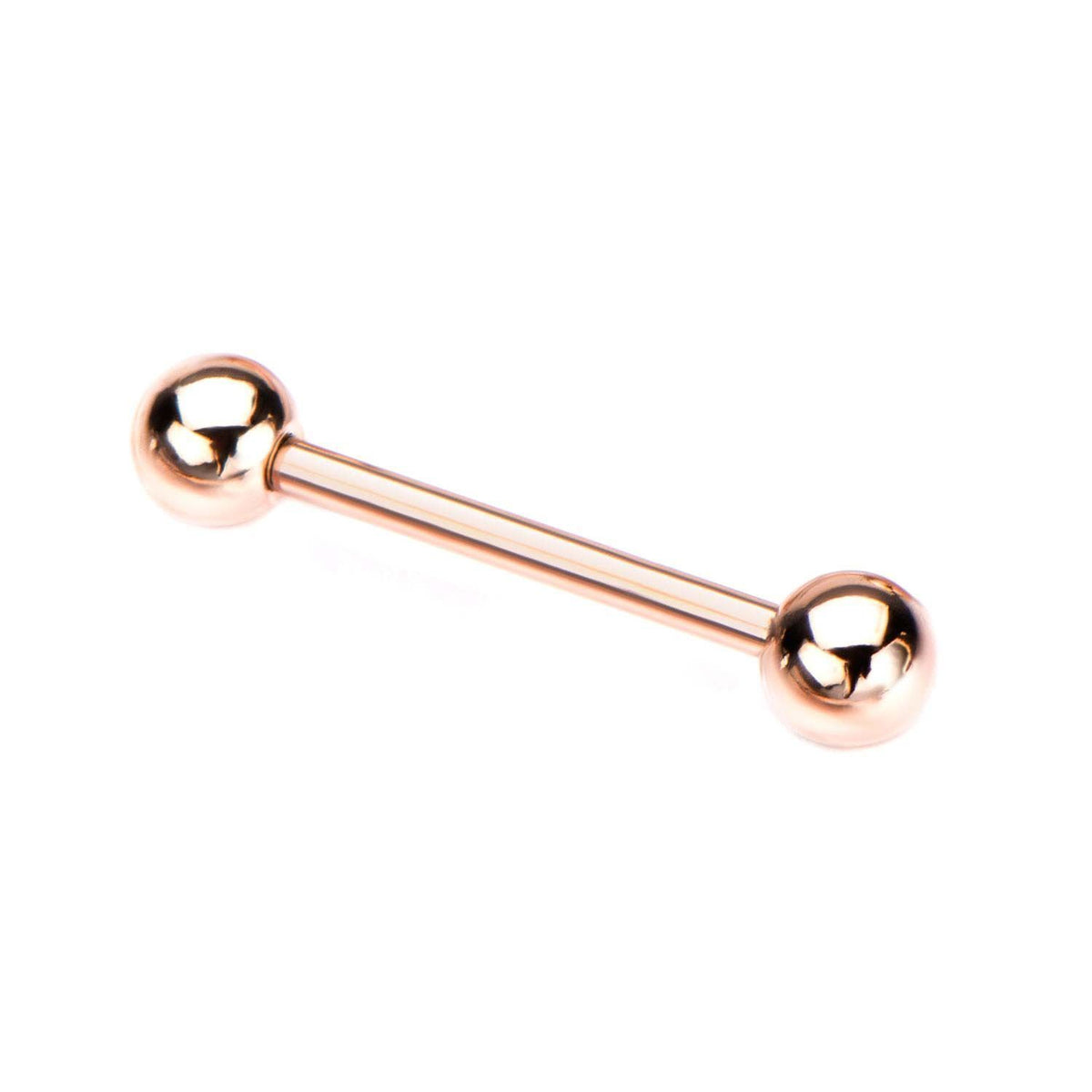 Tongue Barbells Rose Gold Plated 5mm Barbell sbvbr461-5 -Rebel Bod-RebelBod