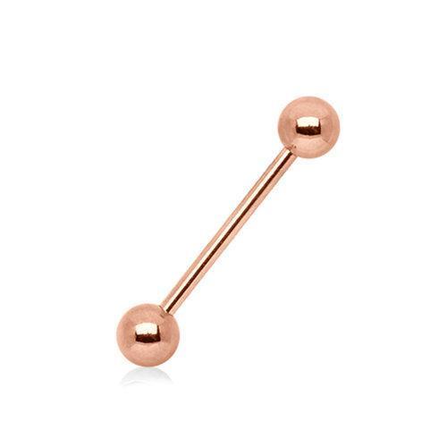 Rose-Gold Plated Barbell