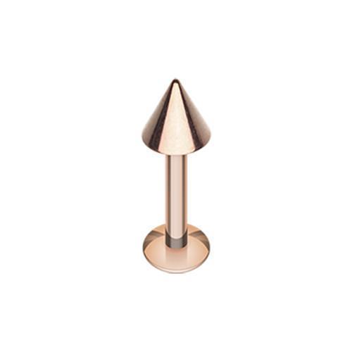 Rose Gold Plated Spike Labret