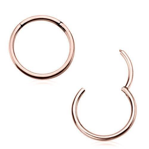 Rose Gold Plated Seamless Clicker Ring - 1 Piece