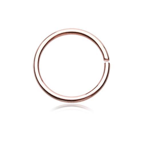 Rose Gold PVD Bendable Nose Hoop