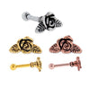Rose Tragus Helix Cartilage Barbell Earring Ear Lobes - 1 Piece