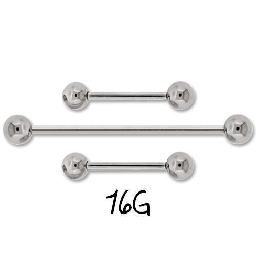 STRAIGHT BARBELL Rosy Gold Internally Threaded Titanium Barbell - 1 Piece - Special -Rebel Bod-RebelBod