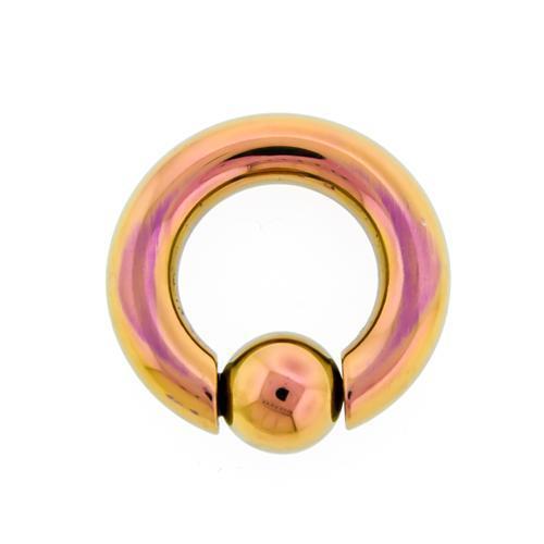 CAPTIVE BEAD RING Rosy Gold Titanium Captive Bead Ring - 1 Piece - Special -Rebel Bod-RebelBod