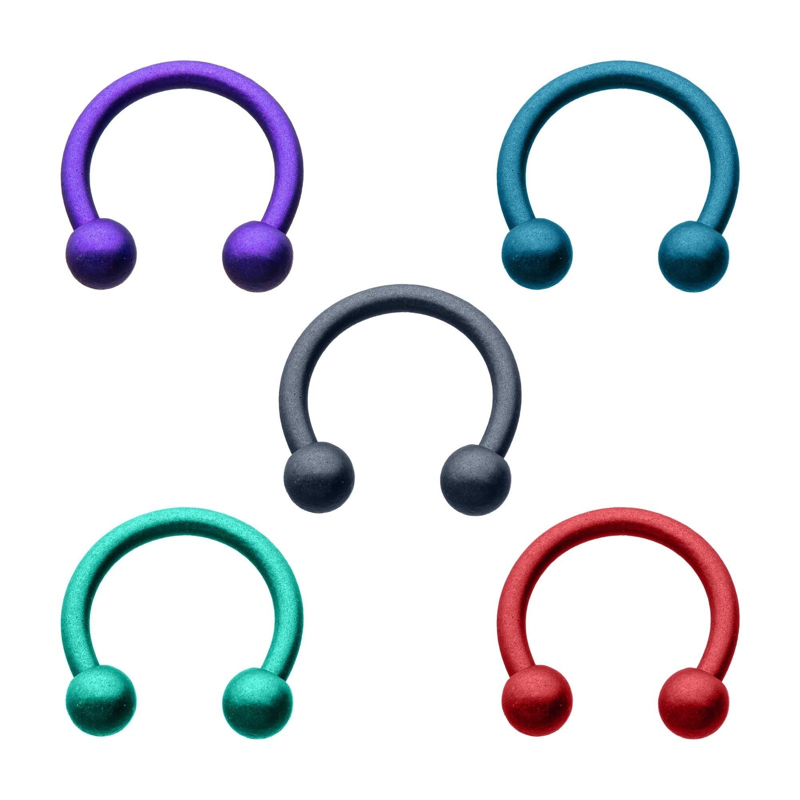 CIRCULAR BARBELL | HORSESHOE Rubber Paint Horseshoes -Rebel Bod-RebelBod