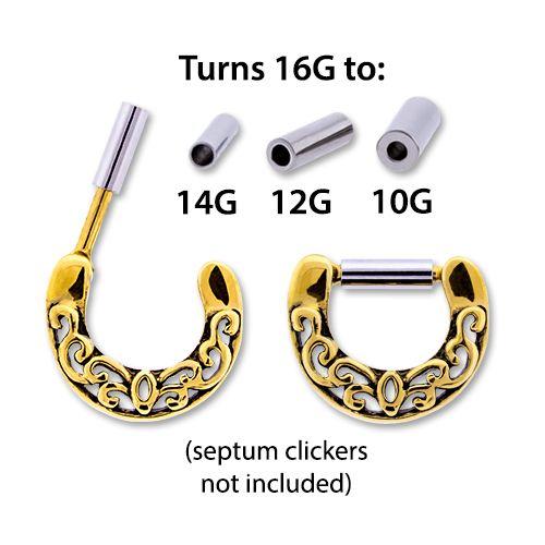 Septum Clicker Expander Cartilage Clicker Expander Piece #SPLT