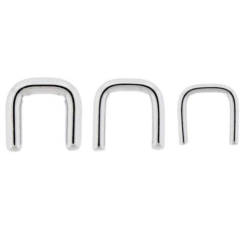 Septum Retainer Steel Septum Staple Shape - 1 Piece
