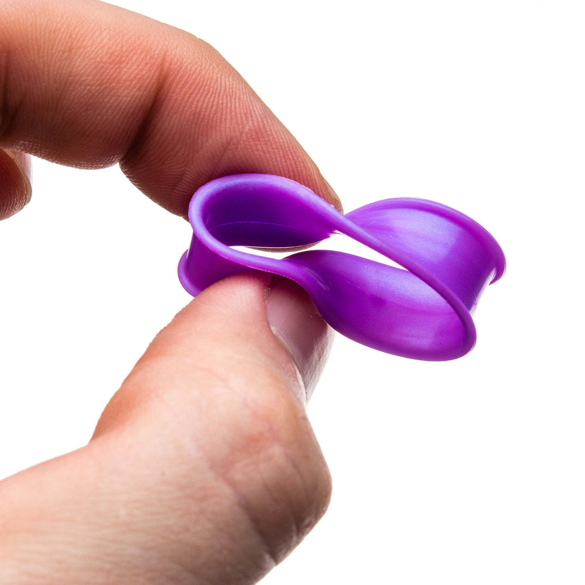 Tunnels - Double Flare Silicone Tunnel Plug V3 With Thicker Inner Rim - 1 Pair  sbvpslhl3a -Rebel Bod-RebelBod