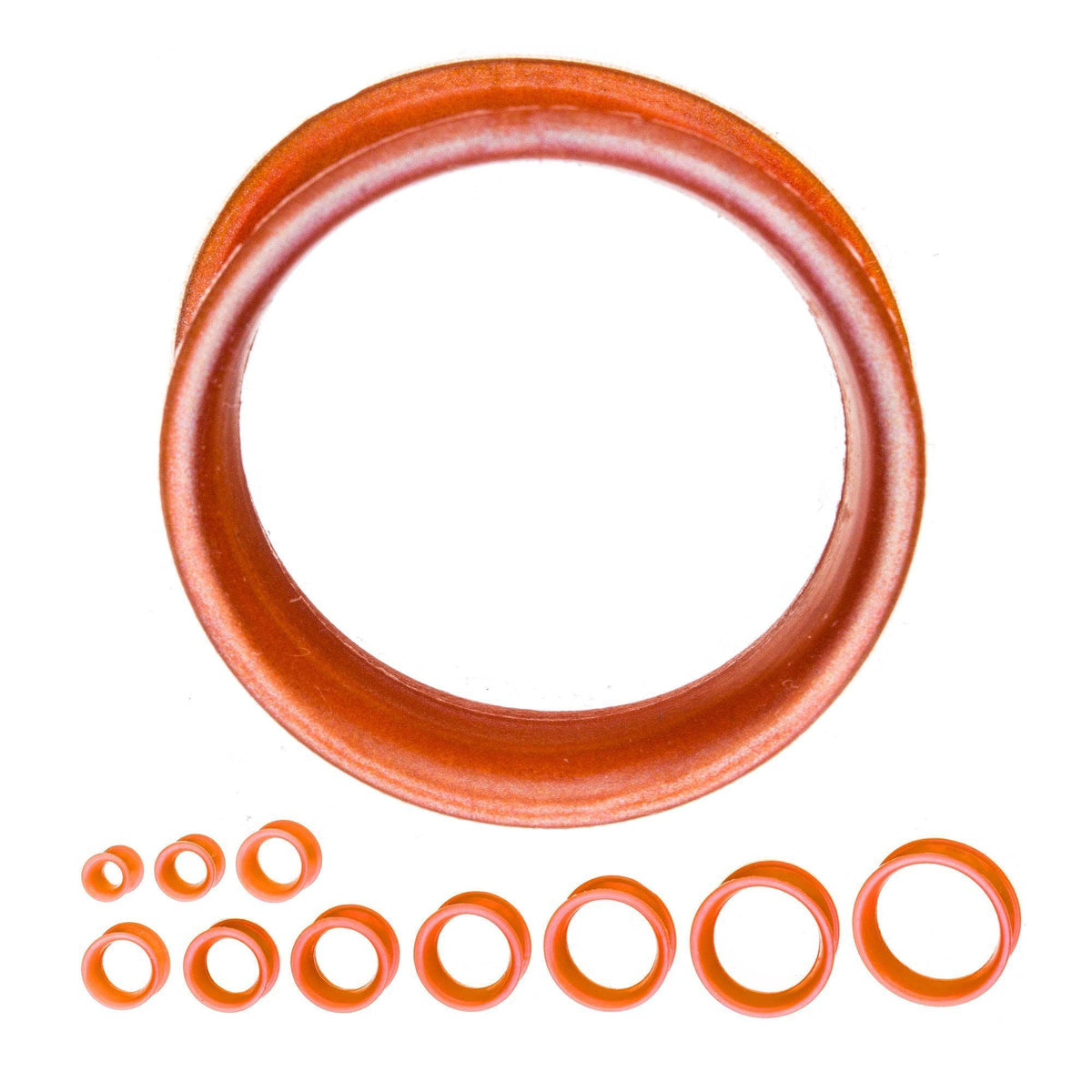 Tunnels - Double Flare Silicone Tunnel Plug V3 With Thicker Inner Rim - 1 Pair  sbvpslhl3og -Rebel Bod-RebelBod